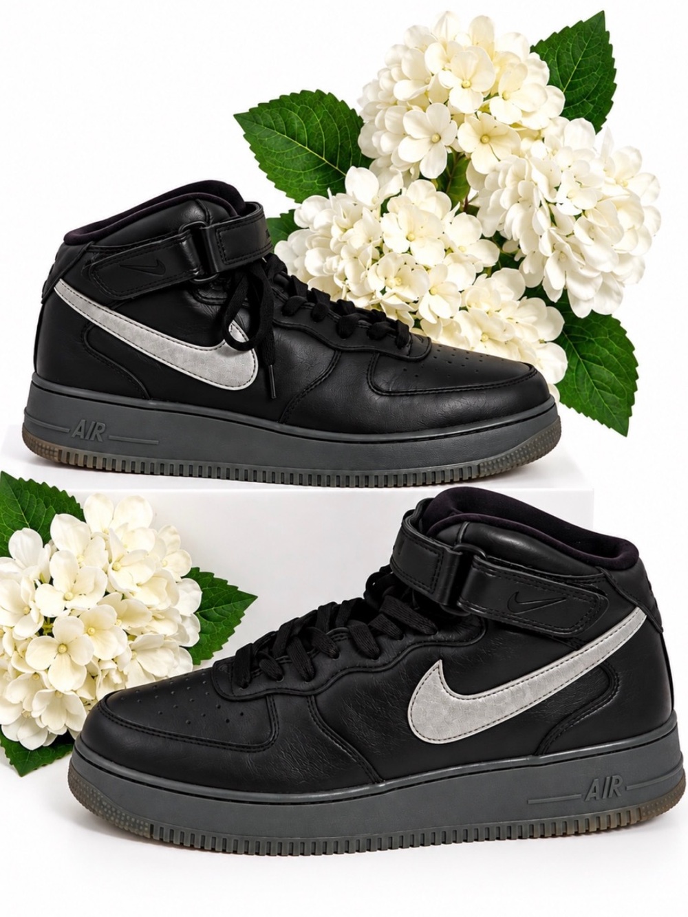 Nike Air Force 1 MID PRM Sneakers SZ-12 GUC
